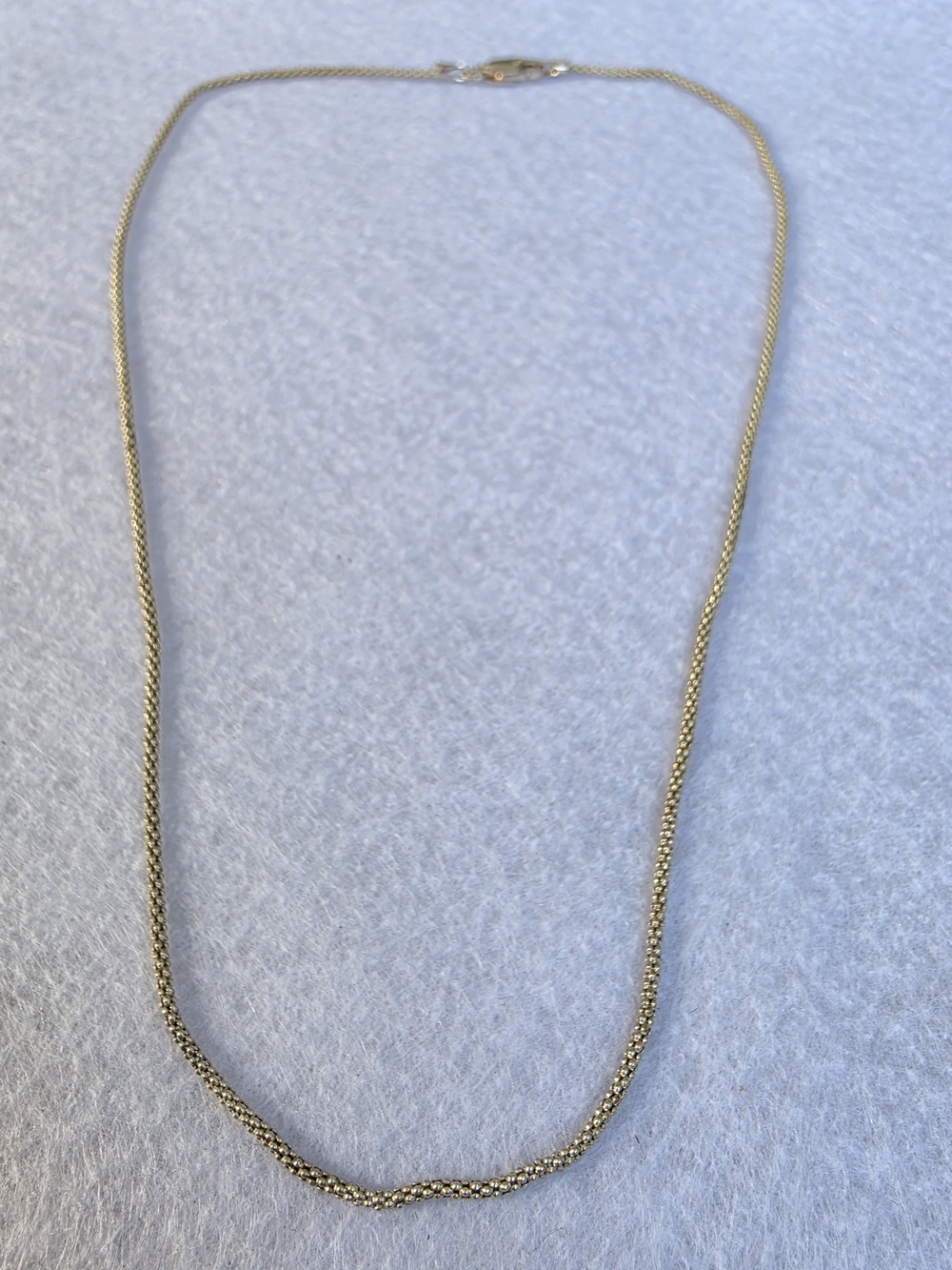 16": Italian Sterling Silver Chain Necklace • 2.00g